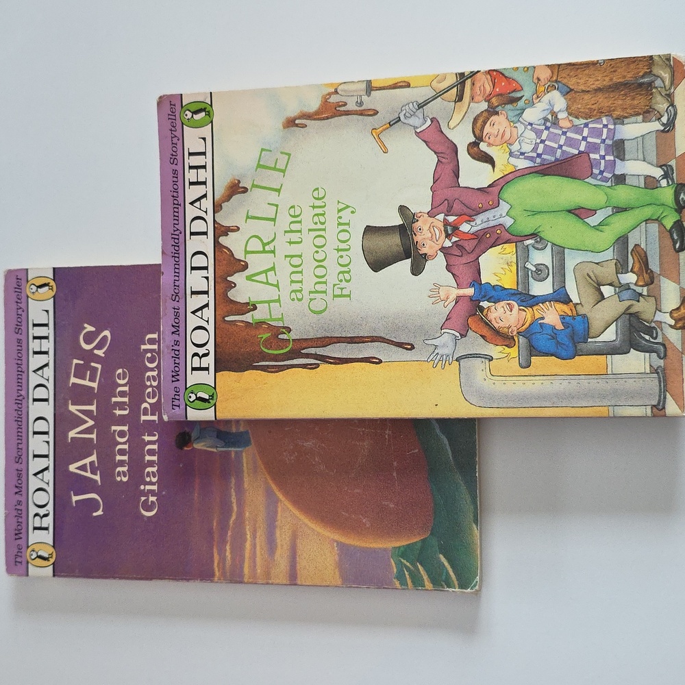 Charlie And The Chocolate Factory And James And Giant Peach By Roald Dahl Books